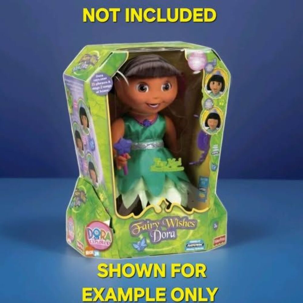 2005 Dora The Explorer ✨ FAIRY WISHES Doll DRESS Animated Talks Interactive